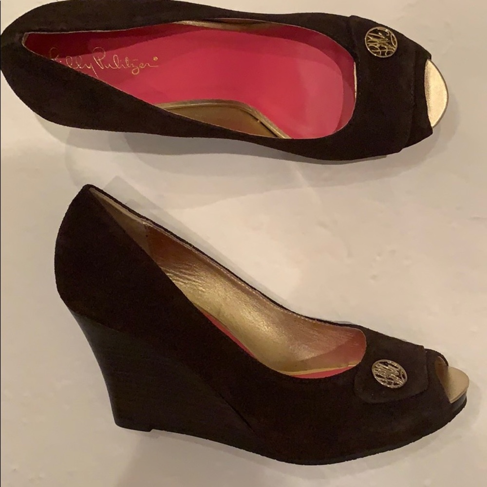 Lilly Resort Chic Suede Wedge